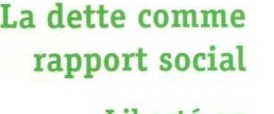 Recension – La dette comme rapport social