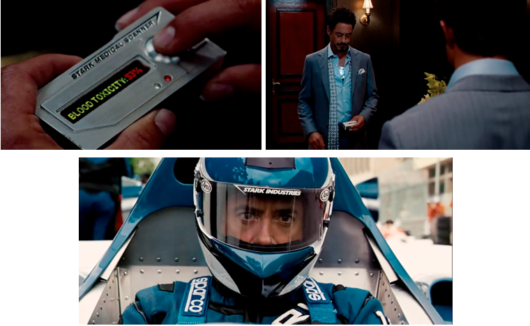 Se sachant condamné, Tony Stark remplace, sur un coup de tête, le pilote de sa voiture de Formule 1 et participe ainsi au Grand Prix de Monaco. Ceci témoigne de son agitation intérieure le poussant à commettre des actions totalement impromptues et inconsidérées. Une fois de plus, son masque de playboy excentrique prend le dessus sur le souci moral de soi et des autres. 