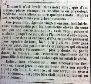 L’écho rochelais, juillet 1860. © SF – Archives départementales de la Charente-Maritime