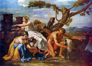 8-Nicolas_Poussin_-_Jupiter_enfant_nourri_par_la_chèvre_Amalthée