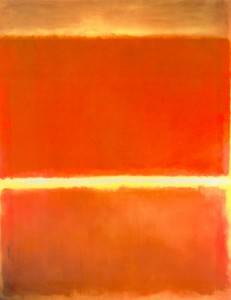 Planche 1  Rothko “SAFFRON” 1957